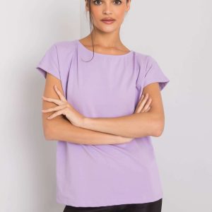 Comert cu ridicata Tricou Nadia violet deschis