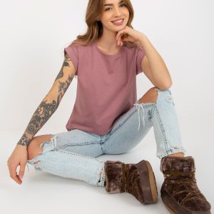 Mănâncă cu tricou de bază ridicat cu maneca croită Revolution