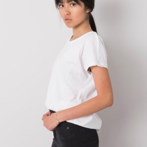 Cumpărați cu tricou alb de culoare solidă Ridicata Nadia