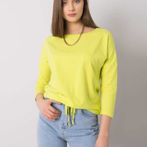 Comert cu ridicata Bluza verde Fluo Fiona