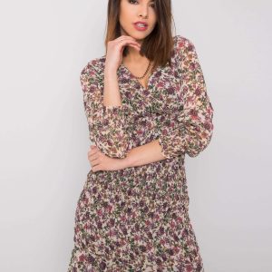 Comert cu ridicata Rochie bey deschis cu florie Alaina RUE PARIS