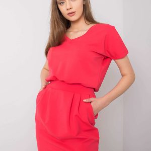 Cumpără cu rochie casual ridicolă Aimee RUE PARIS Coral