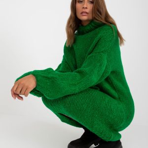 Cumpărați cu ridicolul Green Rochie pentru femei de la Tricot Violetta RUE PARIS