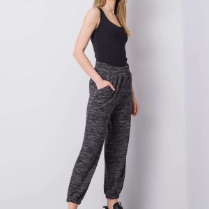 Comert cu ridicata Bridget RUE PARIS pantaloni de antrenament din amestec gri