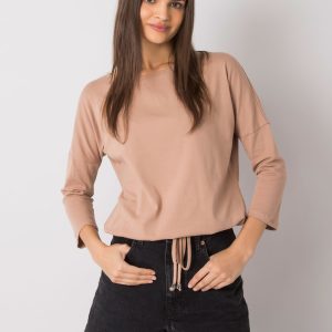 Bluza comert cu ridicata Fiona camel lejer