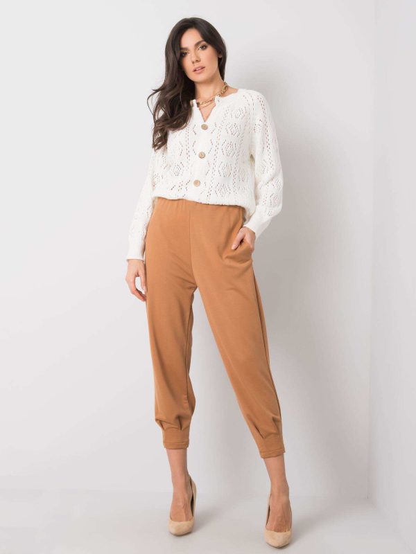 Comert cu ridicata Pantaloni de antrenament Camel Iria RUE PARIS