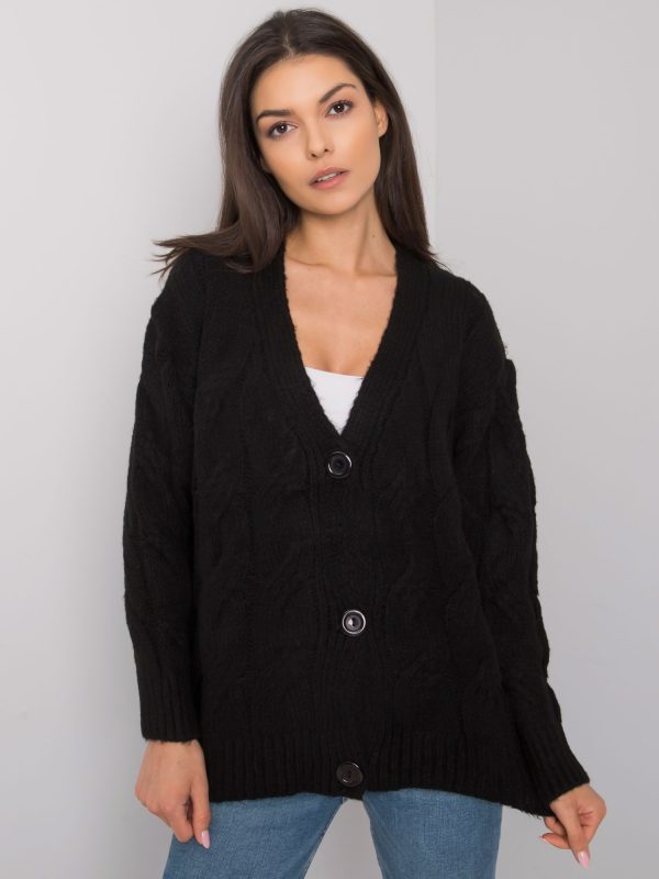 Comert cu ridicol Cardigan negru cu paiete Nashville RUE PARIS