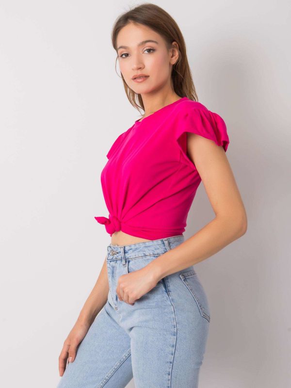 Bluza Bomber Fuchsia comert cu ridicata Ansley RUE PARIS