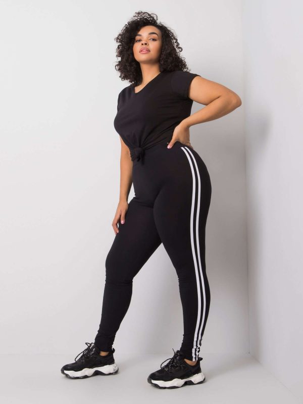 Cumpărat cu ridicata Millie Black Plus Size Bomber Colanti