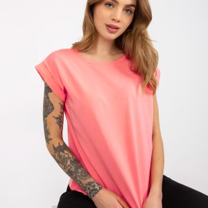 Cumpărați cu ridicolul Tricou Basic Peach cu Revoluție rotundă