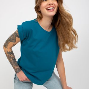 Tranzacționați cu ridicolul Tricou Revolution sea basic cu un decolteu solid