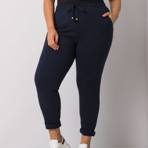 Pantaloni de trening Comert cu ridicata Bleumarin plus dimensionune Alva