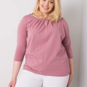 Comert cu ridicata Jodie Dirty Pink Bluza bomber marimi mari