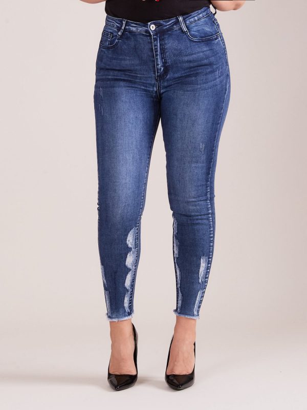 Velkoobchod Skinny jeans blue PLUS SIZE