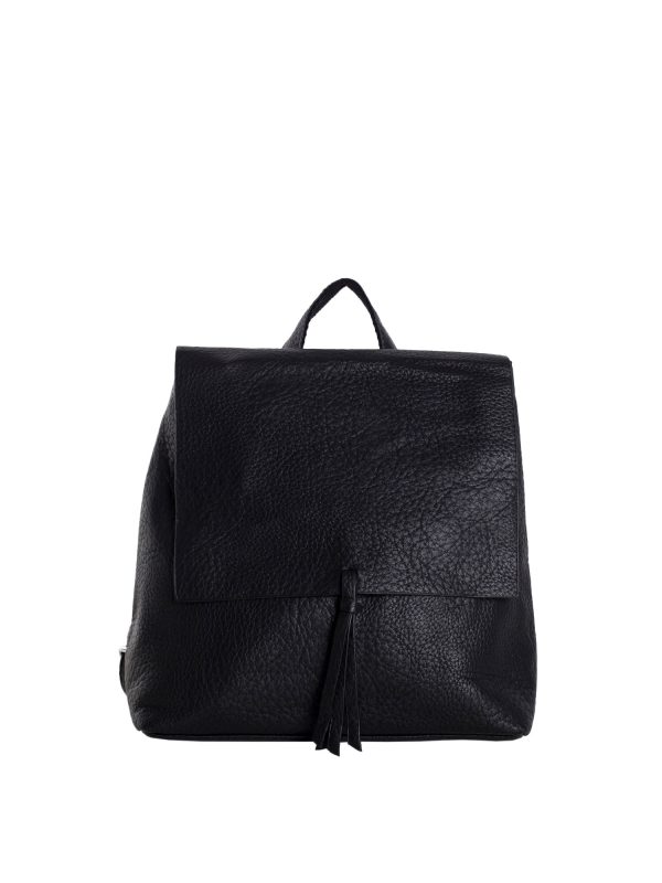 Velkoobchod Černý dámský ekologický kožený batoh