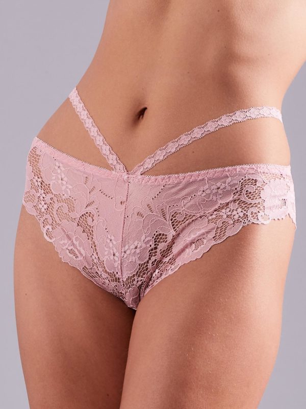 Velkoobchod Pink Lace Damske Kalhotky