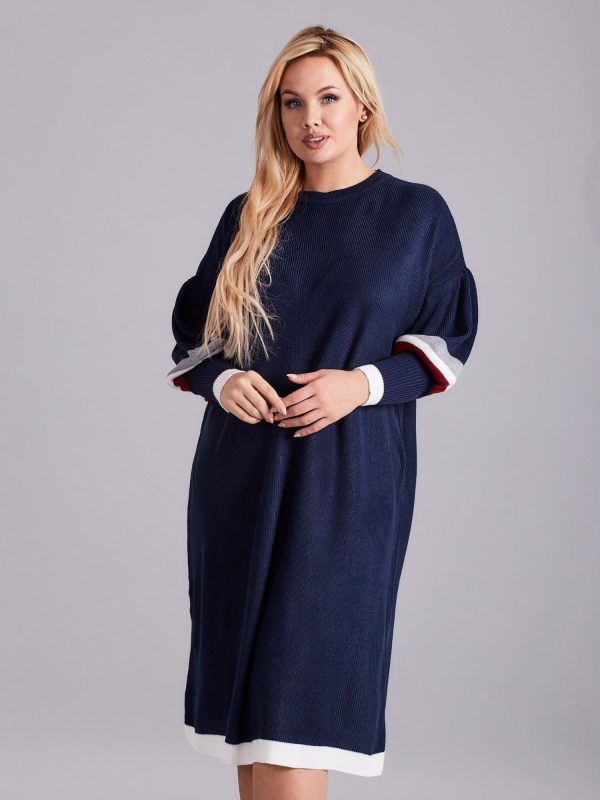 Velkoobchod Tmavě Made Pletene Plus Size