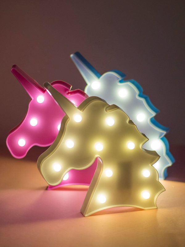 Velkoobchod Bílé zářící bytové decorace UNICORN