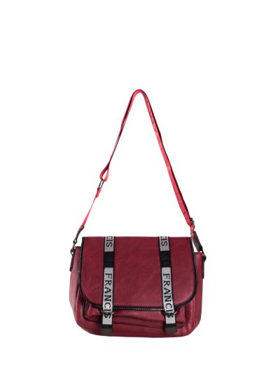 Velkoobchodní vínová velká crossbody taška