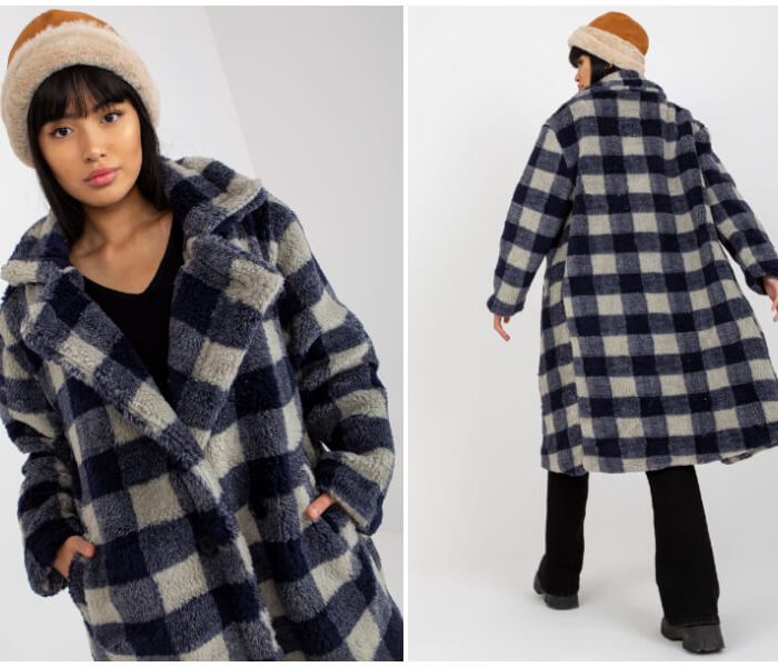 Dámské kostkované kabáty – objevte hity z online velkoobchodu