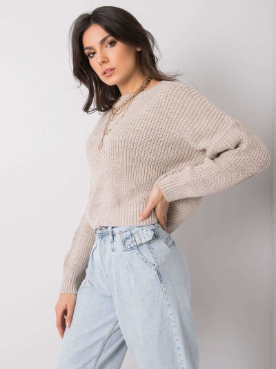 Velkoobchod Claudette CLASSIC BEIGE SWEATER RUE PARIS