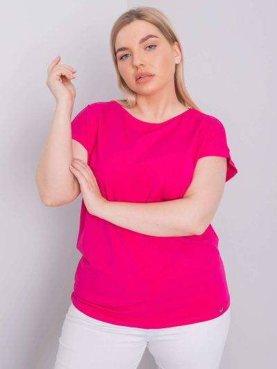 Velkoobchodní tričko Fuchsie Plus Size Leanne