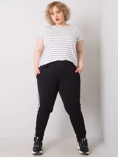 Velkoobchodní černé tepláky Kairi Plus Size