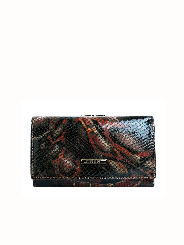 Veľkoobchod Čierna a červená dámska kožená peňaženka