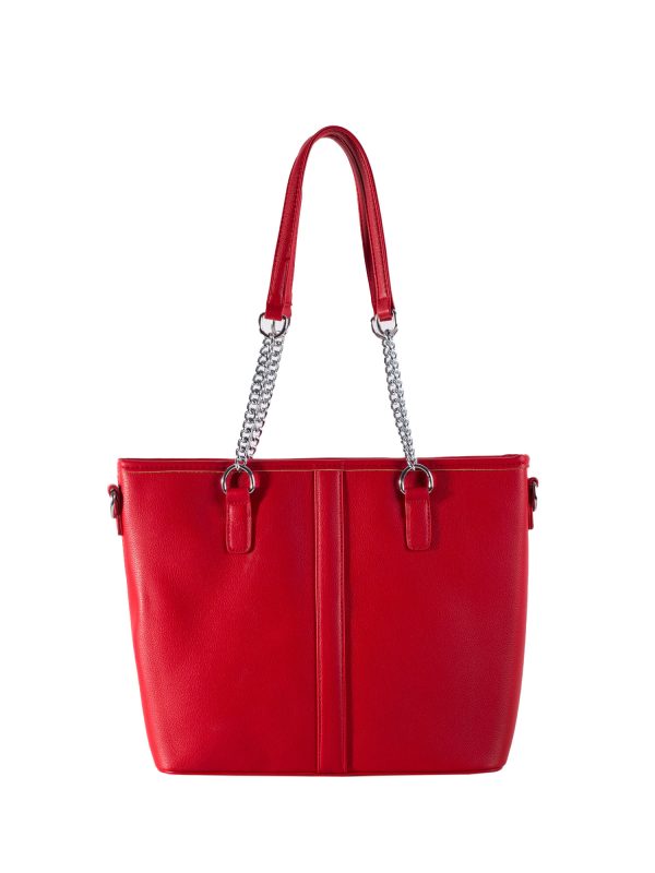 Veľkoobchod Červená dámska retiazková taška cez rameno
