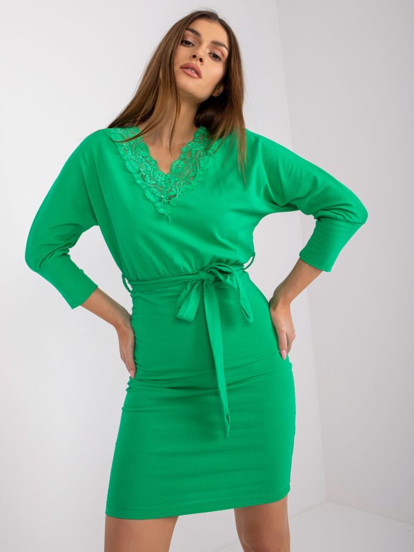 Veľkoobchod Zelená šaty s čipkou Toronto RUE PARIS