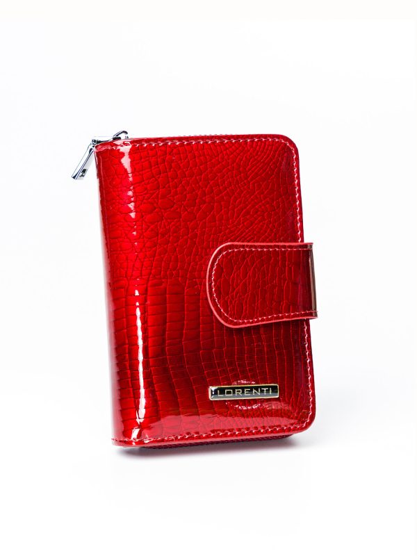 Veľkoobchod Červená kožená peňaženka so sponou