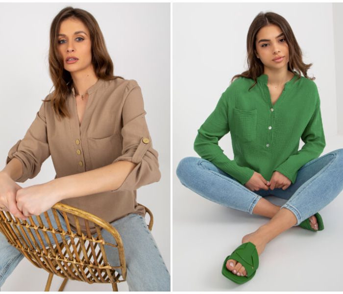Veľkoobchodné dámske košeľové blúzky – voľná elegancia v jesennom vzhľade