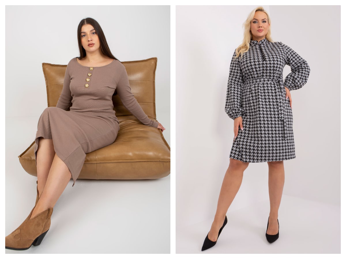 Šaty plus size – ktorý model bude najlepší pre chladné počasie?