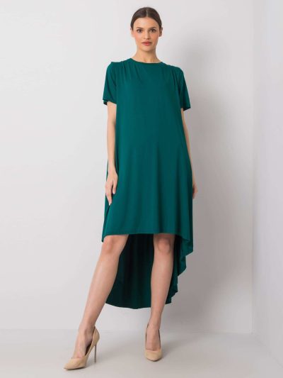 Veľkoobchodné tmavo zelené šaty Casandra RUE PARIS