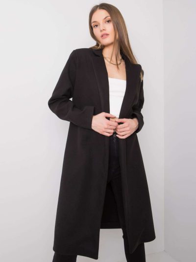 Veľkoobchodný kabát Hettie RUE PARIS čierny