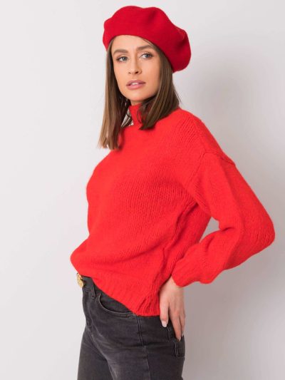 Online Veľkoobchod s oblečením Červený sveter Ariana