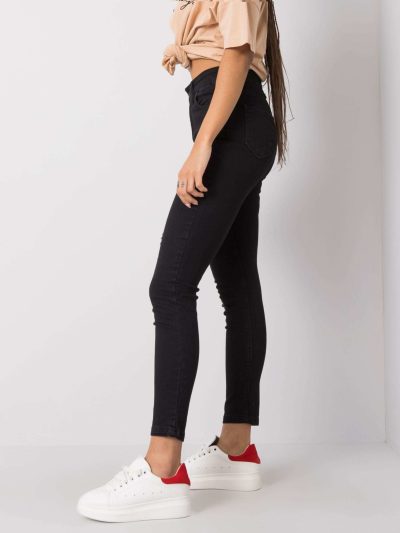 Veľkoobchodné čierne džínsové nohavice Ava RUE