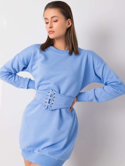 Online Veľkoobchod s oblečením Modré šaty Joyce RUE PARIS