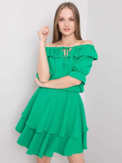 Veľkoobchodné zelené šaty Bella RUE PARIS