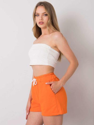 Veľkoobchod Oranžové šortky Reya RUE