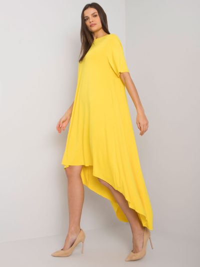 Veľkoobchodné žlté šaty Casandra RUE PARIS