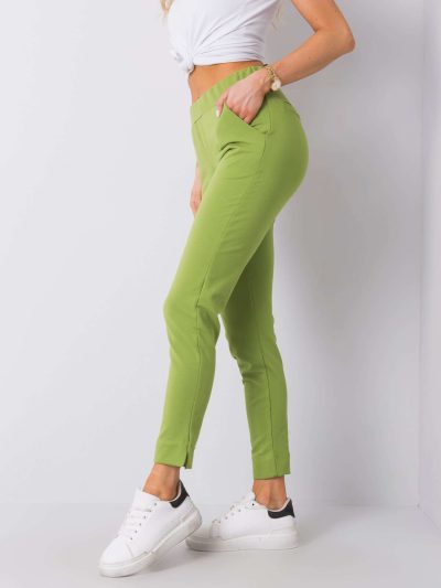 Veľkoobchodné svetlo zelené nohavice Nina