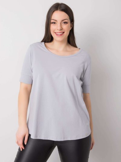 Veľkoobchodné ľahké bavlnené tričko s veľkosťou missy