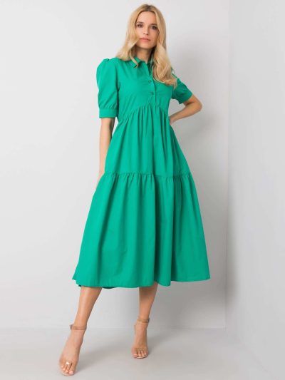 Veľkoobchodné zelené šaty Roselyn RUE PARIS