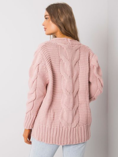 Veľkoobchodný sveter špinavý ružový Louissine RUE PARIS