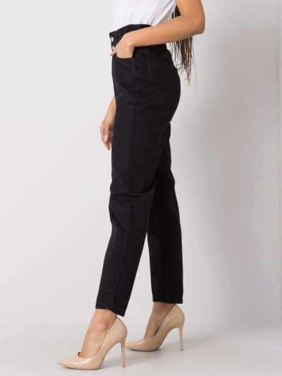 Veľkoobchodné čierne džínsové nohavice Megan RUE PARIS
