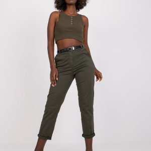 Großhandel Khaki Damen Baumwollhose Moorea