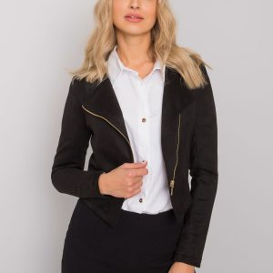 Großhandel Genoa RUE PARIS Schwarze Kurzjacke für Damen