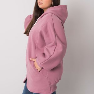 Großhandel Ella Dirty Pink Plus Size Hoodie