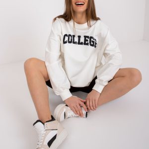 Großhandel Jessica Cotton Weißes Damen-Sweatshirt